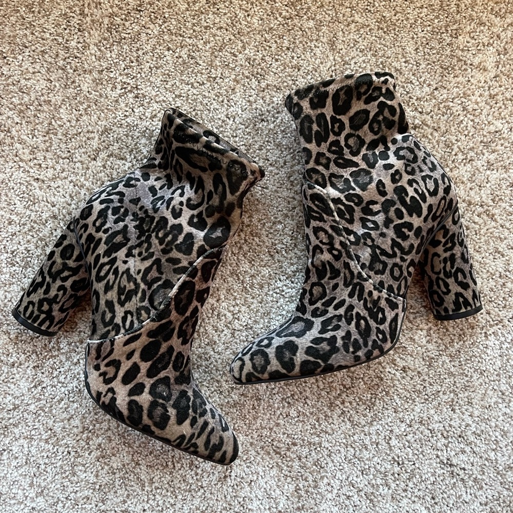 Leopard Booties